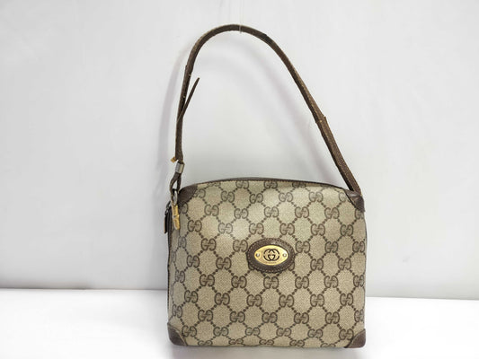 GUCCI GG Supreme Gucci GG Supreme Bag 007/115/4916 Brown Handbag