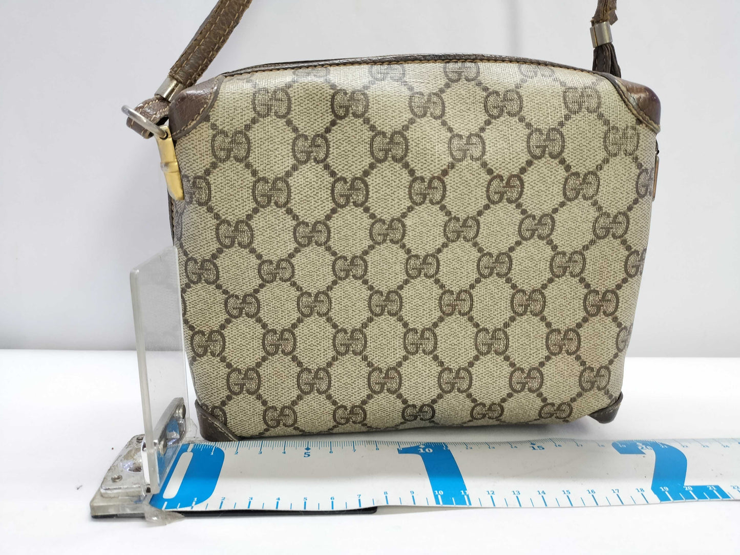 GUCCI GG Supreme Gucci GG Supreme Bag 007/115/4916 Brown Handbag