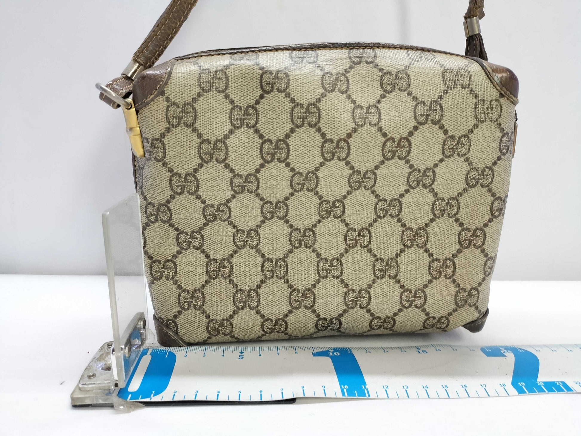 GUCCI GG Supreme Gucci GG Supreme Bag 007/115/4916 Brown Handbag