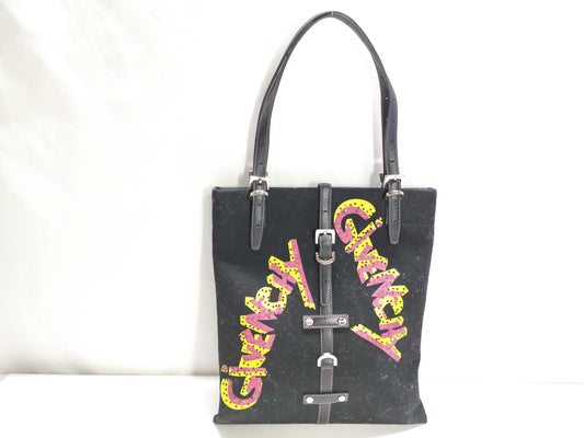 GIVENCHY Canvas Tote Bag Black Tote Bag