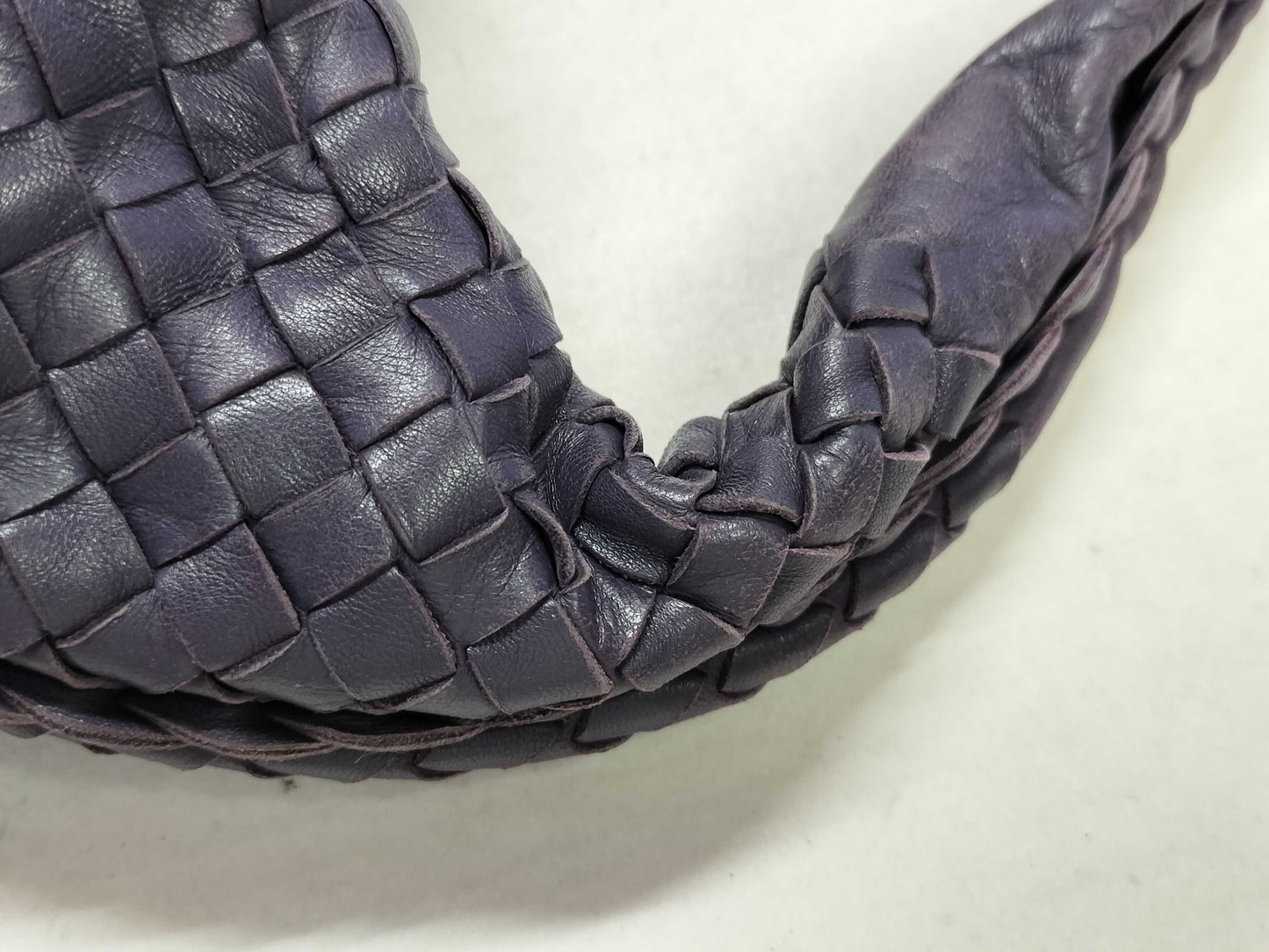 BOTTEGA VENETA Intrecciato Intrecciato Intrecciato Leather One Shoulder Bag 115653 VGIF1 5004 Purple Shoulder Bag