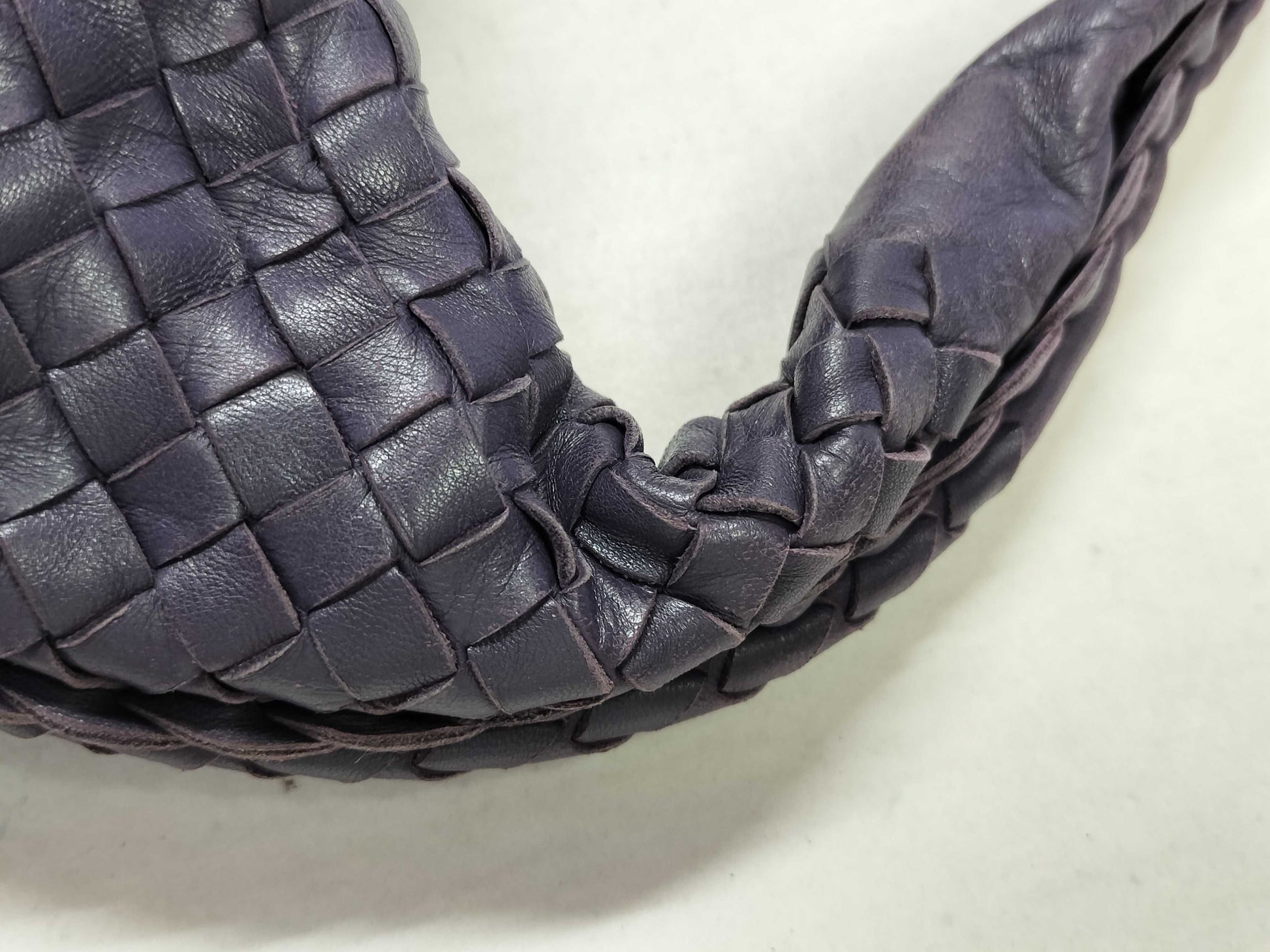 BOTTEGA VENETA Intrecciato Intrecciato Intrecciato Leather One Shoulder Bag 115653 VGIF1 5004 Purple Shoulder Bag