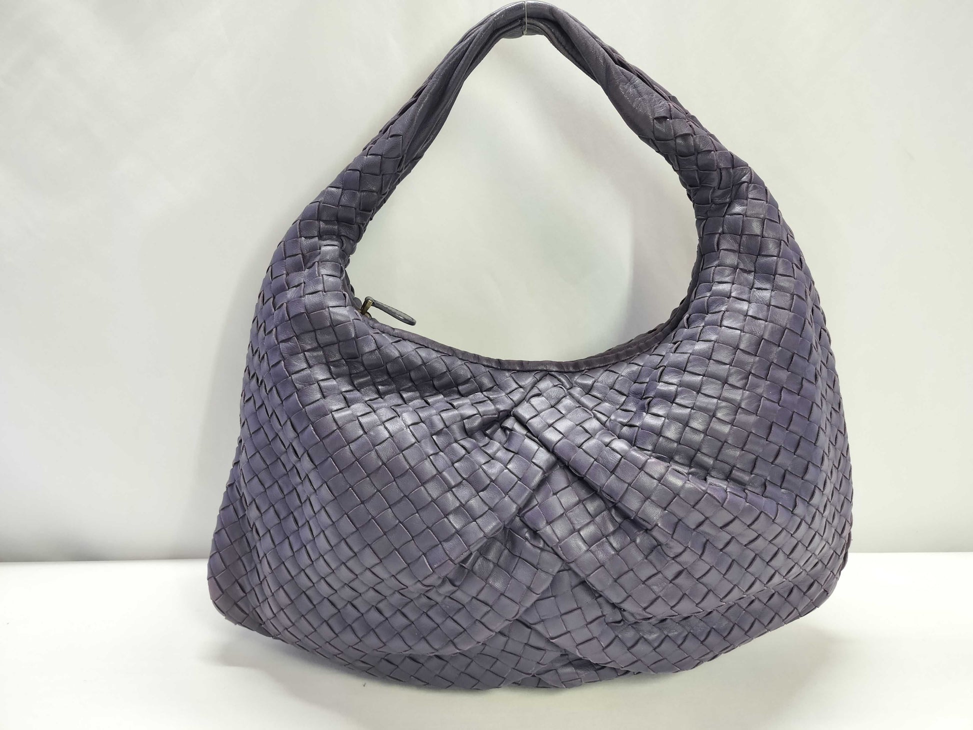 BOTTEGA VENETA Intrecciato Intrecciato Intrecciato Leather One Shoulder Bag 115653 VGIF1 5004 Purple Shoulder Bag