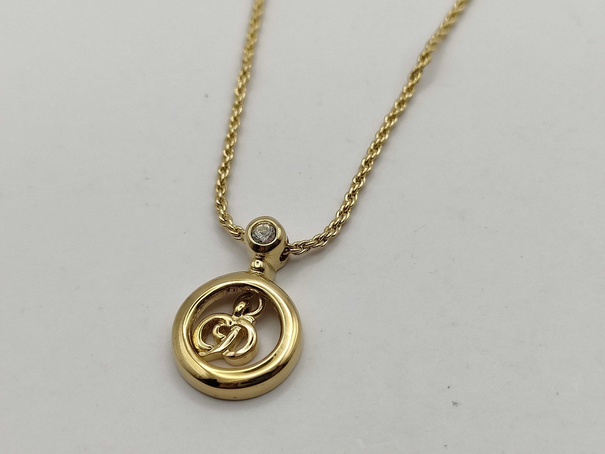 Dior Christian Dior Necklace GP Gold Necklace