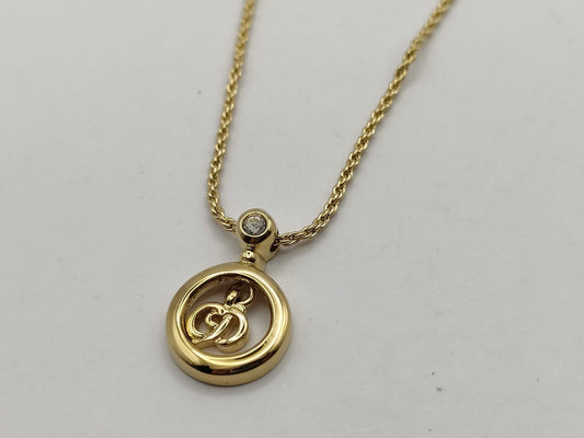 Dior Christian Dior Necklace GP Gold Necklace