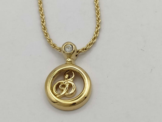 Dior Christian Dior Necklace GP Gold Necklace