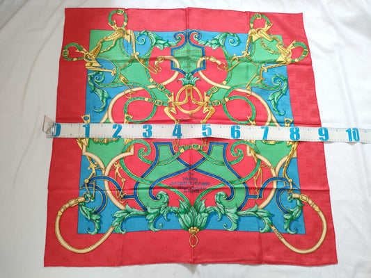 HERMES Kare Hermes Carre90 Imperial Silk Scarf Red Other Accessories