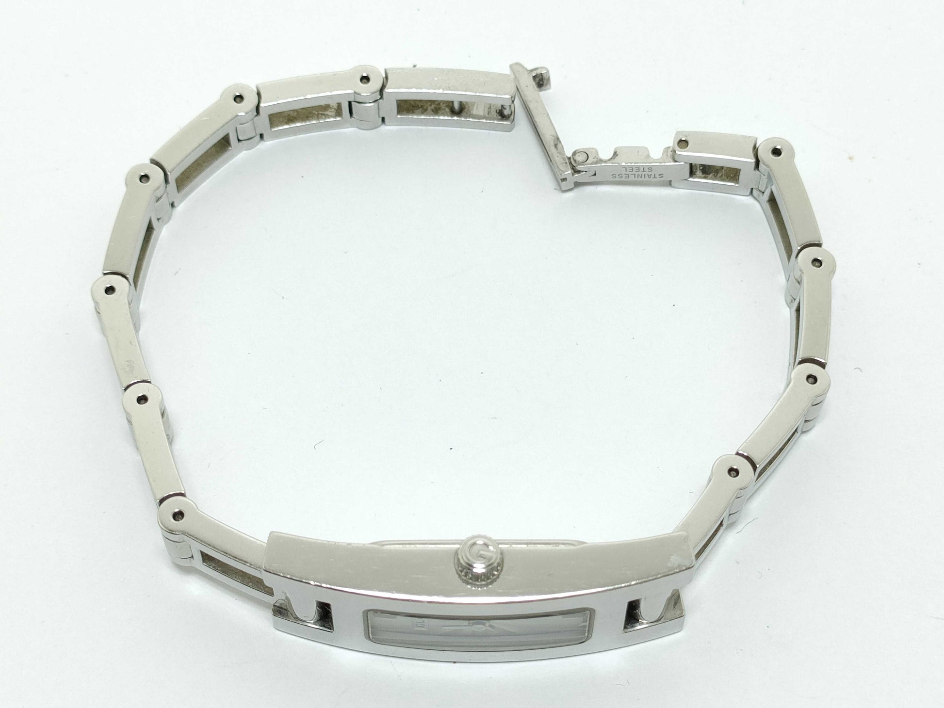 GUCCI 3900L 10738379 SS/QZ Silver Dial Women's Watch