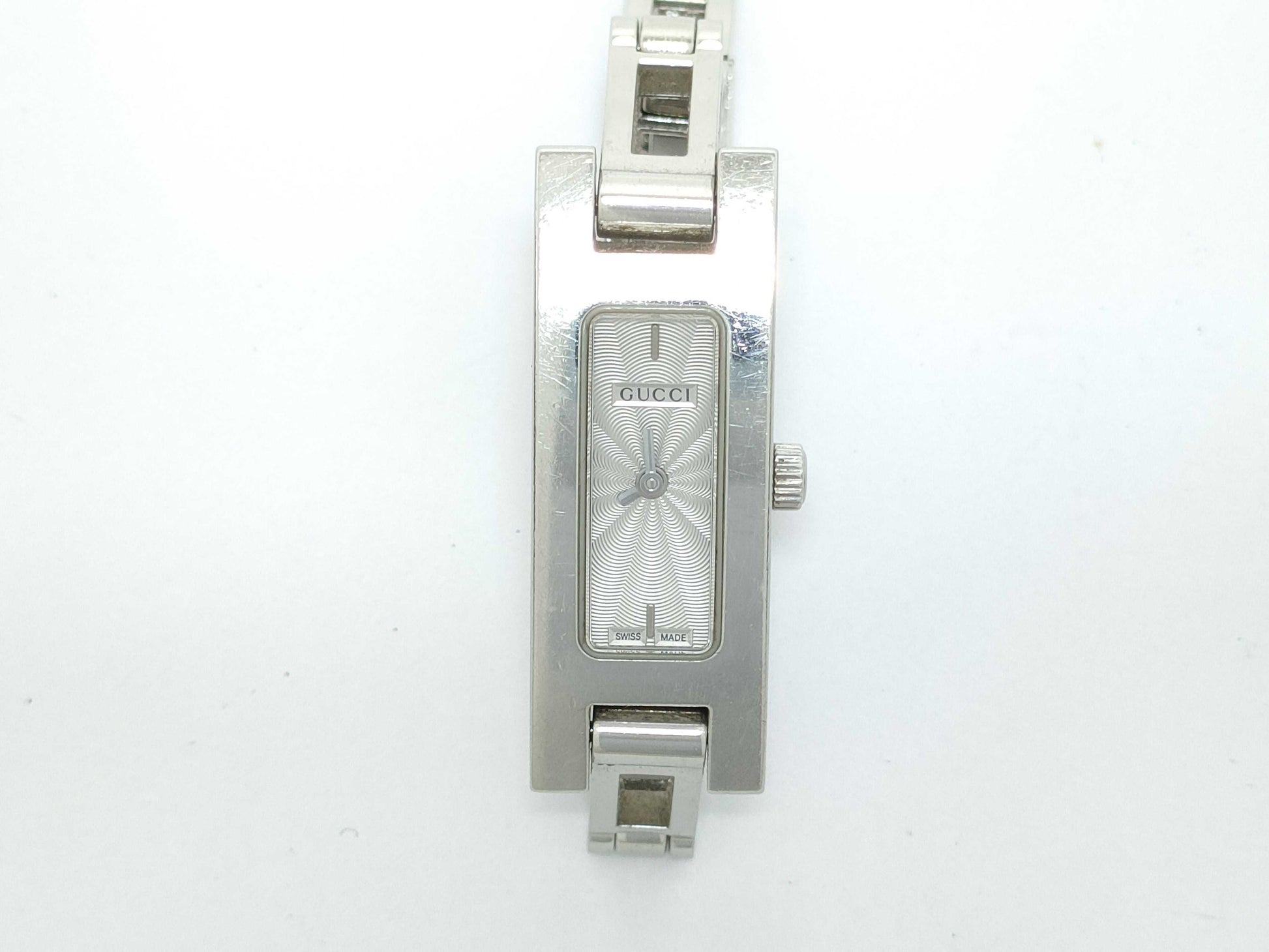 GUCCI 3900L 10738379 SS/QZ Silver Dial Women's Watch