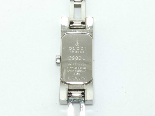 GUCCI 3900L 10738379 SS/QZ Silver Dial Women's Watch