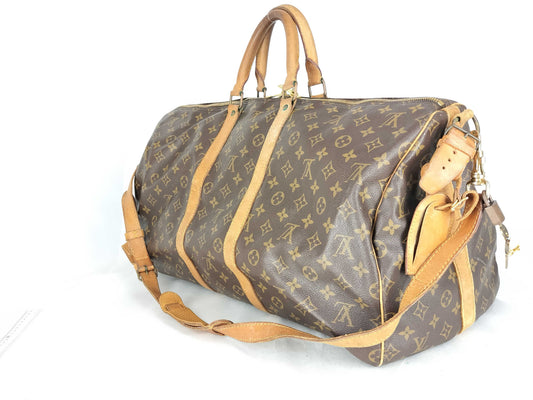 LOUIS VUITTON Monogram LV Monogram Key Polvantriere 55 M41414 SD843 Boston Bag