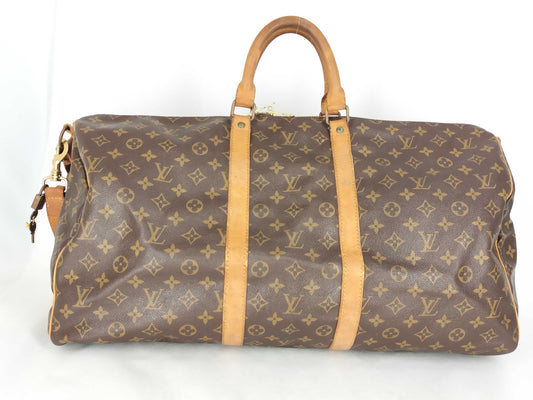 LOUIS VUITTON Monogram LV Monogram Key Polvantriere 55 M41414 SD843 Boston Bag