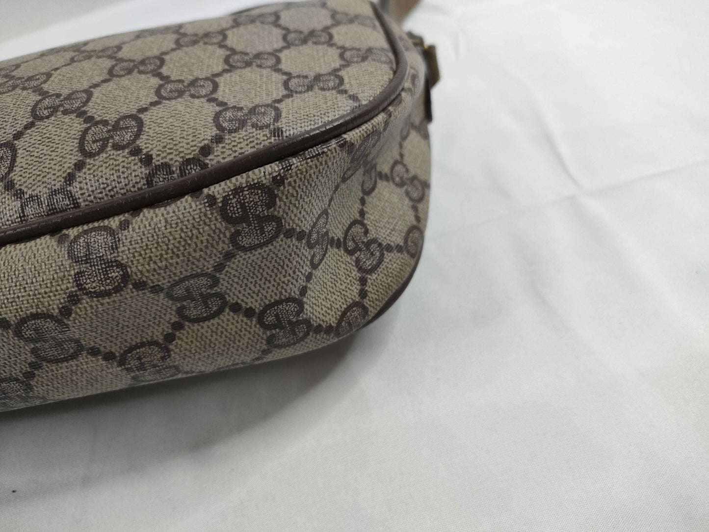 GUCCI GG Supreme Gucci Sherry Line GG Supreme Second Bag 89/01/034 Brown Second Bag