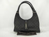 GUCCI Jackie Gucci Jackie GG Canvas Tote Bag 01719 214397 Black Shoulder Bag