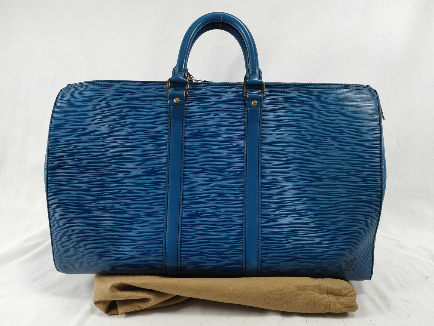 LOUIS VUITTON Epi LV Epi Keypol 45 M42975 MI0930 Boston Bag