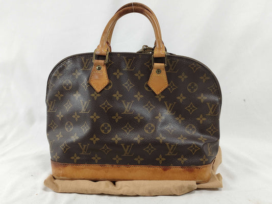 LOUIS VUITTON Monogram LV Monogram ALMA M51130 VI0986 Boston Bag