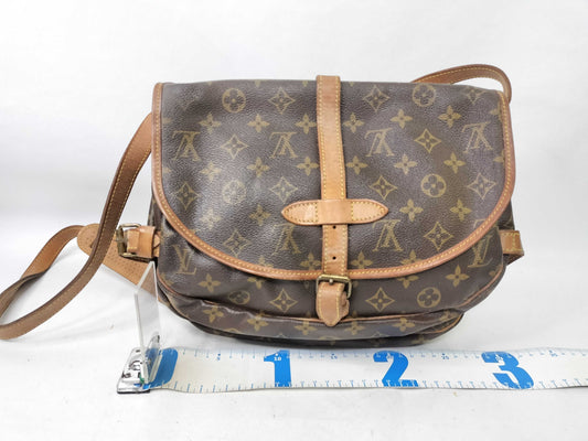 LOUIS VUITTON Monogram LV Monogram Saumur 30 M42256 AR8904 Shoulder Bag