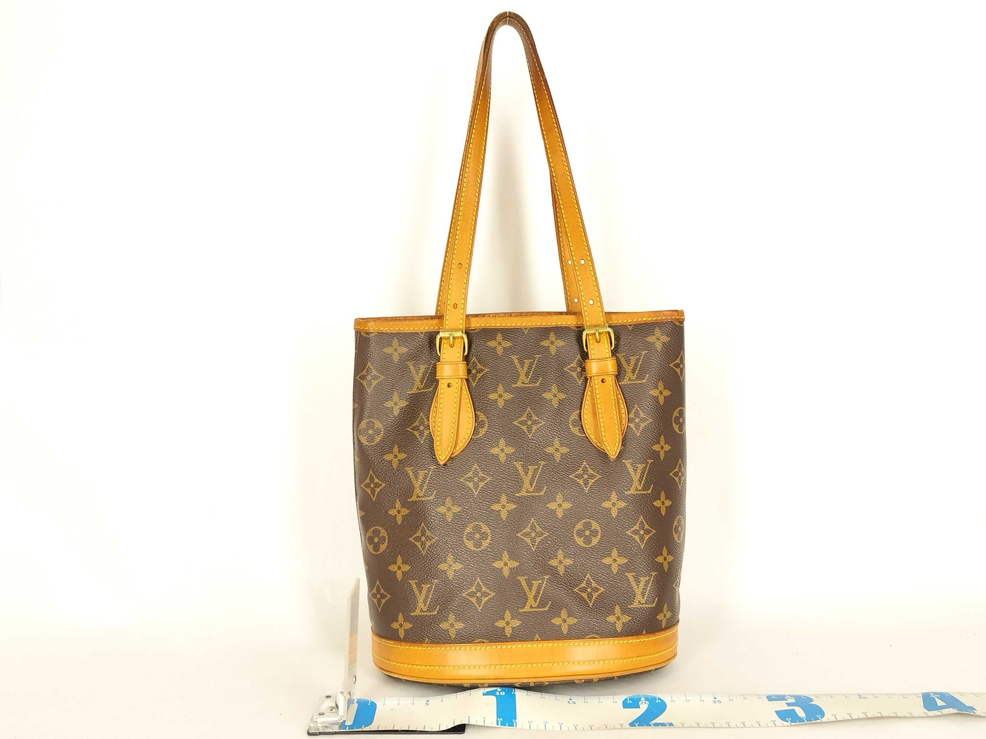 LOUIS VUITTON Monogram LV Monogram Bucket PM M42238 AR0998 Handbag