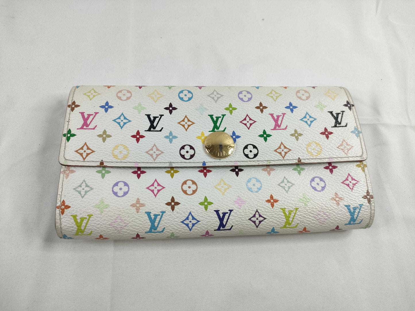 LOUIS VUITTON Monogram Multicolor LV Monogram Multicolor Portefeuille Sara M93746 TH2029 Wallet
