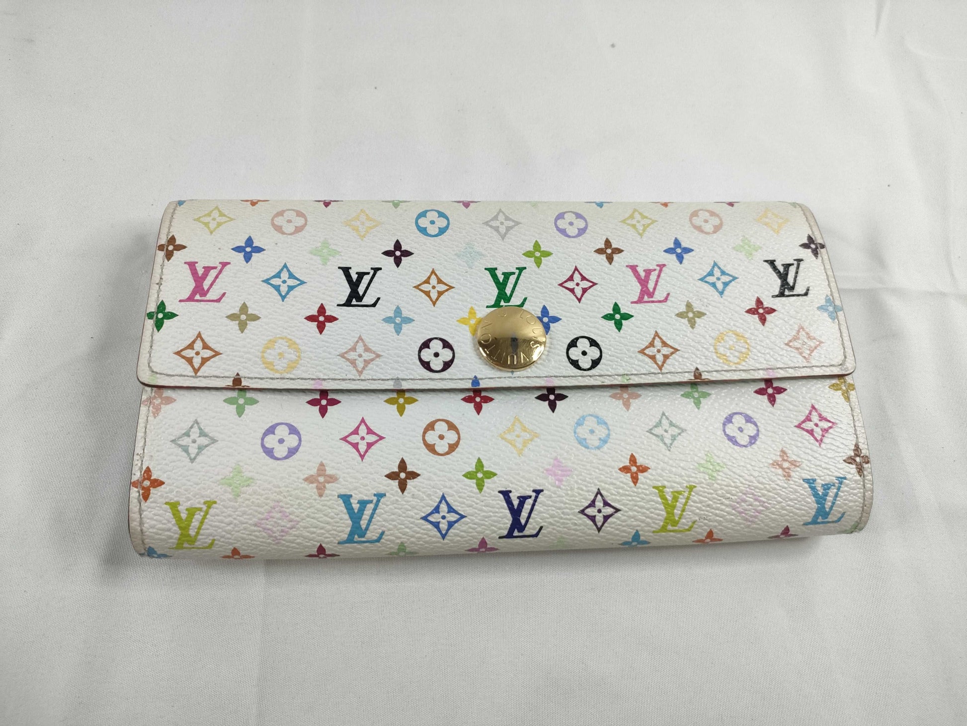 LOUIS VUITTON Monogram Multicolor LV Monogram Multicolor Portefeuille Sara M93746 TH2029 Wallet
