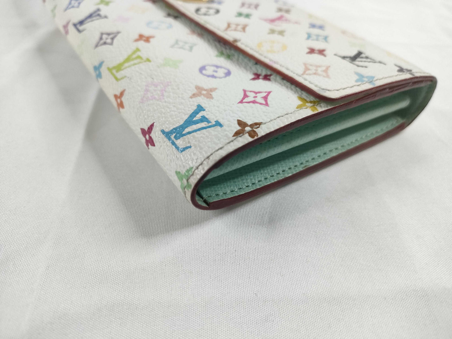 LOUIS VUITTON Monogram Multicolor LV Monogram Multicolor Portefeuille Sara M93746 TH2029 Wallet