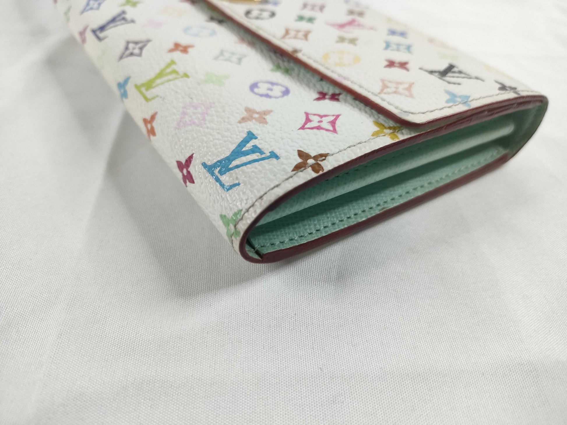 LOUIS VUITTON Monogram Multicolor LV Monogram Multicolor Portefeuille Sara M93746 TH2029 Wallet