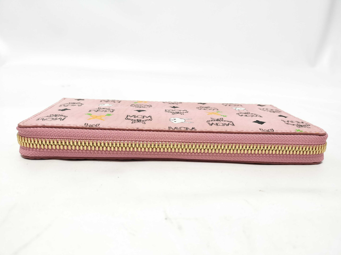 MCM MCM Visetos Leather Long Wallet Pink Wallet
