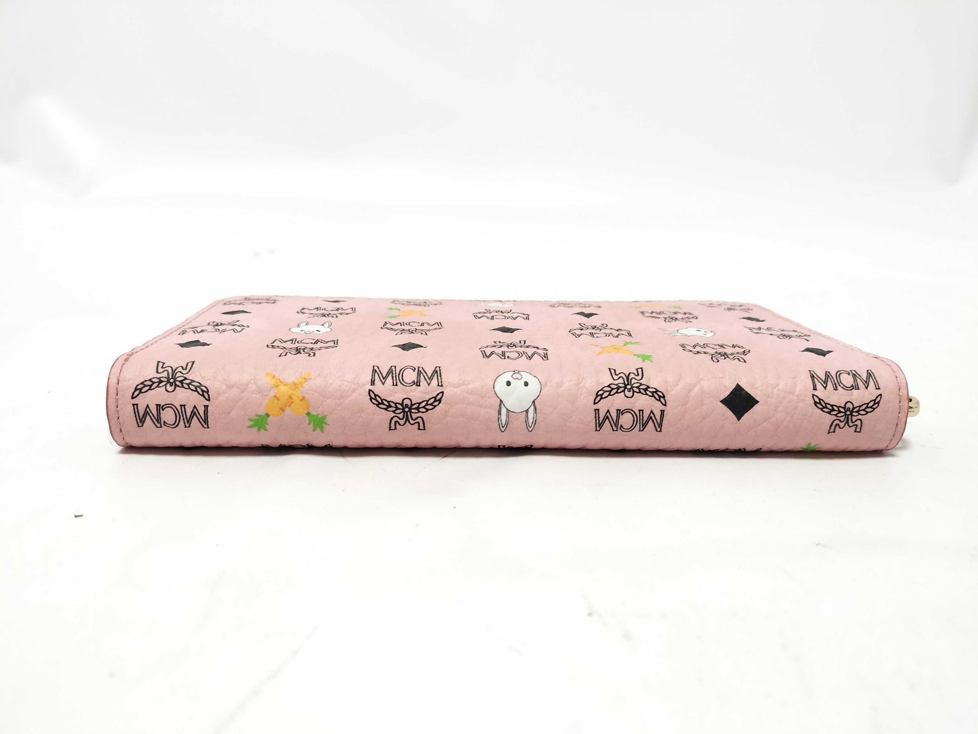 MCM MCM Visetos Leather Long Wallet Pink Wallet