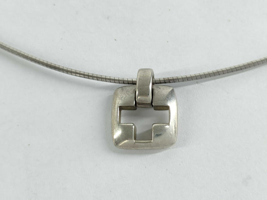 Tiffany&Co. Open Cross Necklace SV925 Necklace