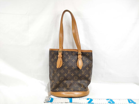 LOUIS VUITTON Monogram LV Monogram Petit Bucket M42238 AR0928 Handbag