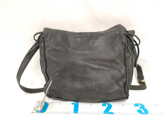 LOEWE Leather Shoulder Bag Black Shoulder Bag