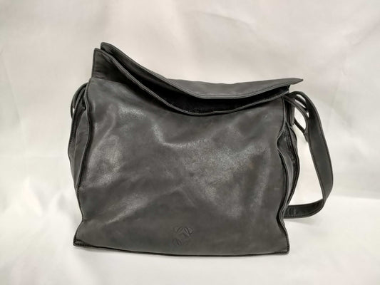 LOEWE Leather Shoulder Bag Black Shoulder Bag