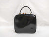 GUCCI Bamboo Gucci Leather 2way Handbag Black Shoulder Bag