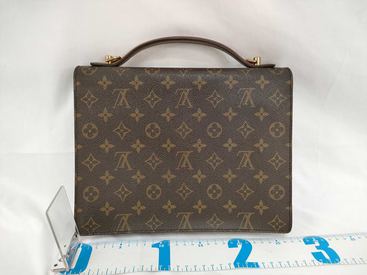 LOUIS VUITTON Monogram LV Monogram Monceau 28 M51185 SR0935 Handbag