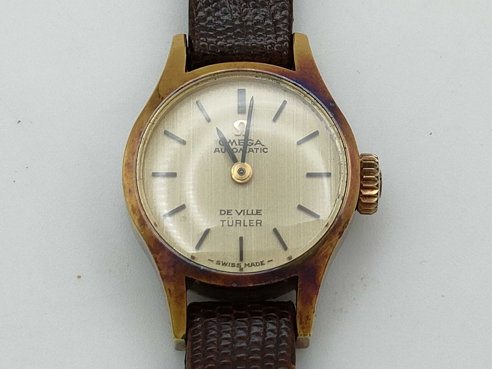 OMEGA Devil Automatic Gold Dial Current Women's Watch