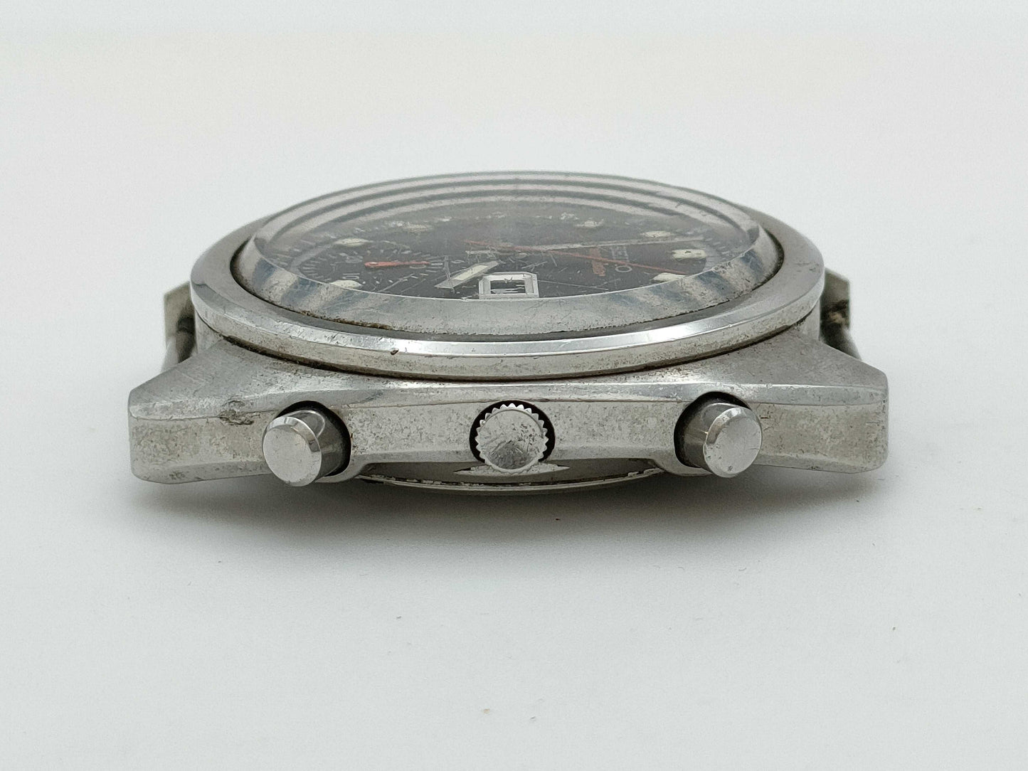 SEIKO Speed Timer 6139-6010 011685 Automatic Black Dial Immovable Current Men's Watch