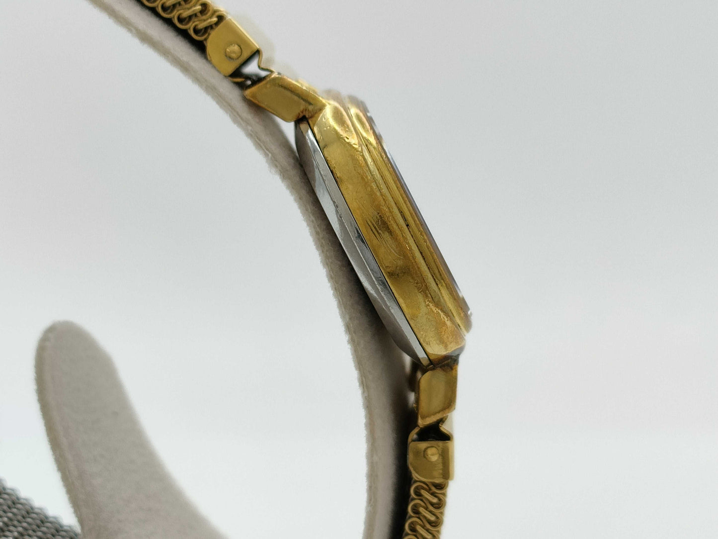 OMEGA Devil Hand-Wound Gold Dial Current Women's Watch
