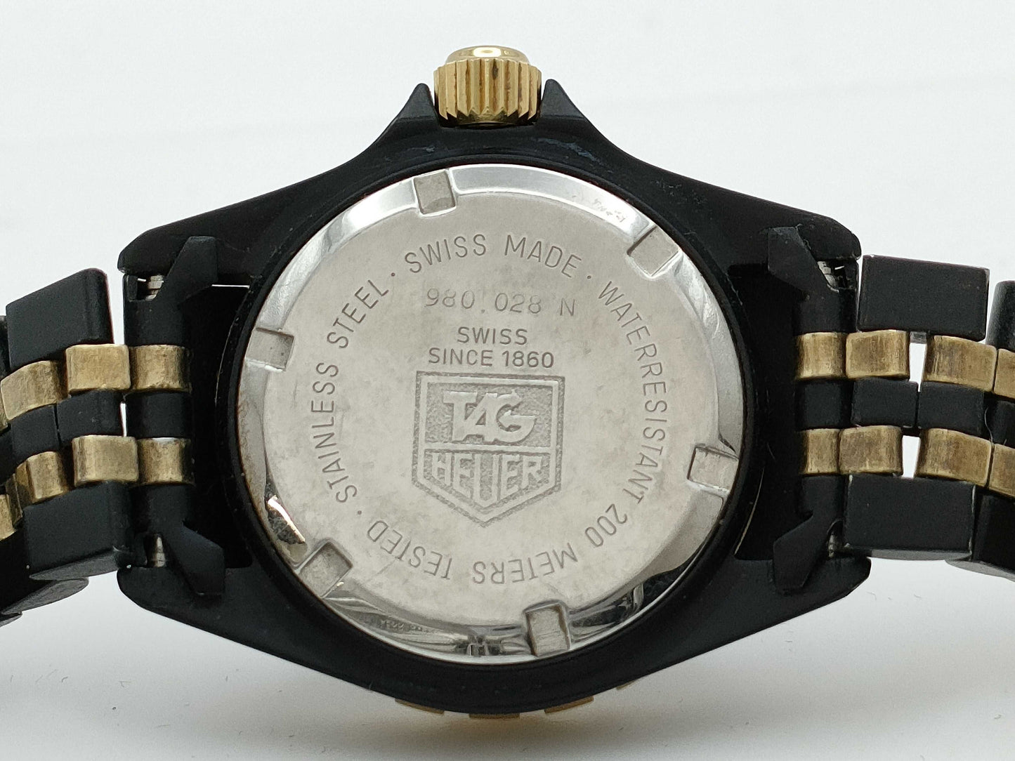 TAG Heuer 980.028N Quartz Black Dial Immovable Women's Watch