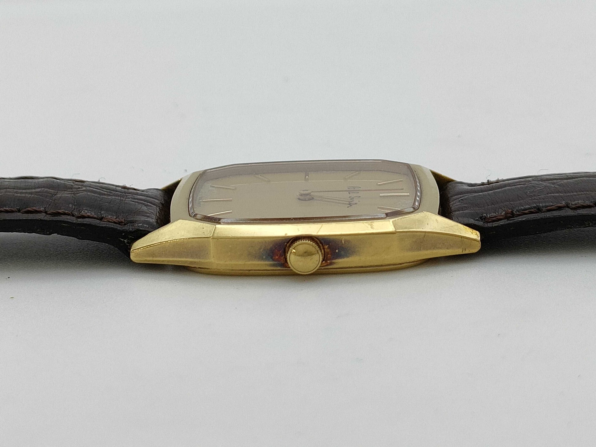 Paul Smith 7N0081 Quartz Gold Dial K18 Immovable No Guaranteed Operation Women's Watch