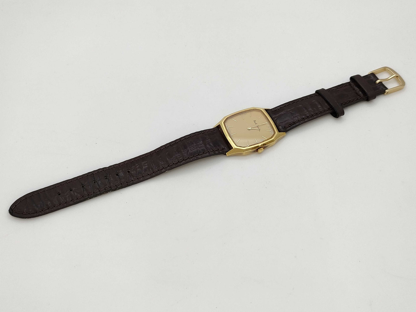 Paul Smith 7N0081 Quartz Gold Dial K18 Immovable No Guaranteed Operation Women's Watch