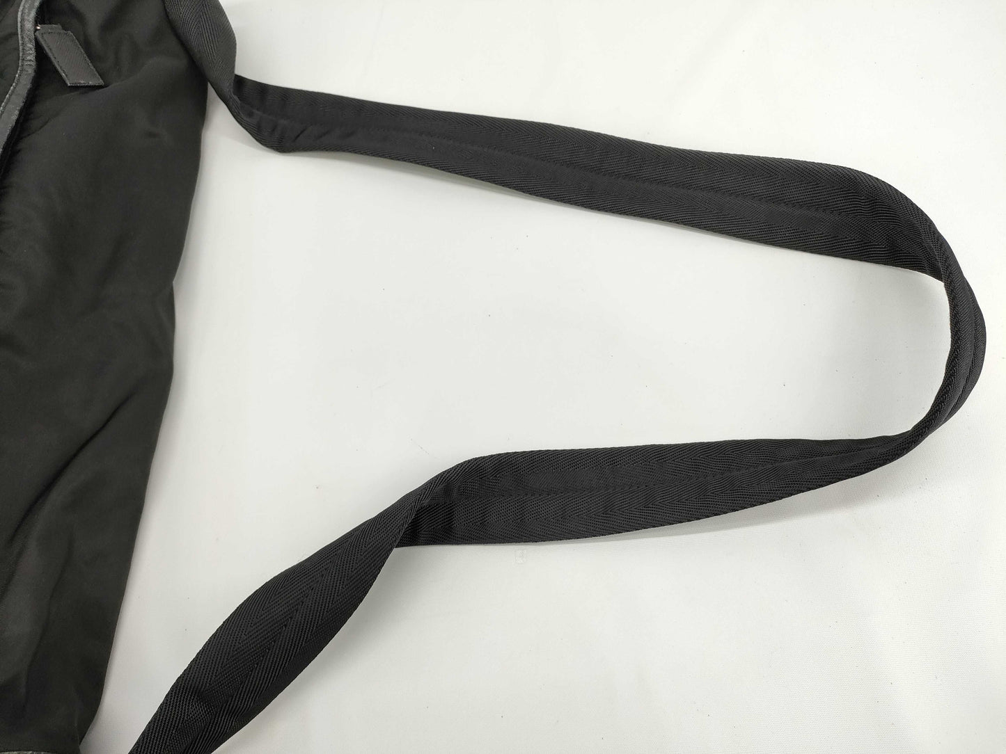 PRADA Nylon Prada Tesuto Shoulder Bag Black Shoulder Bag