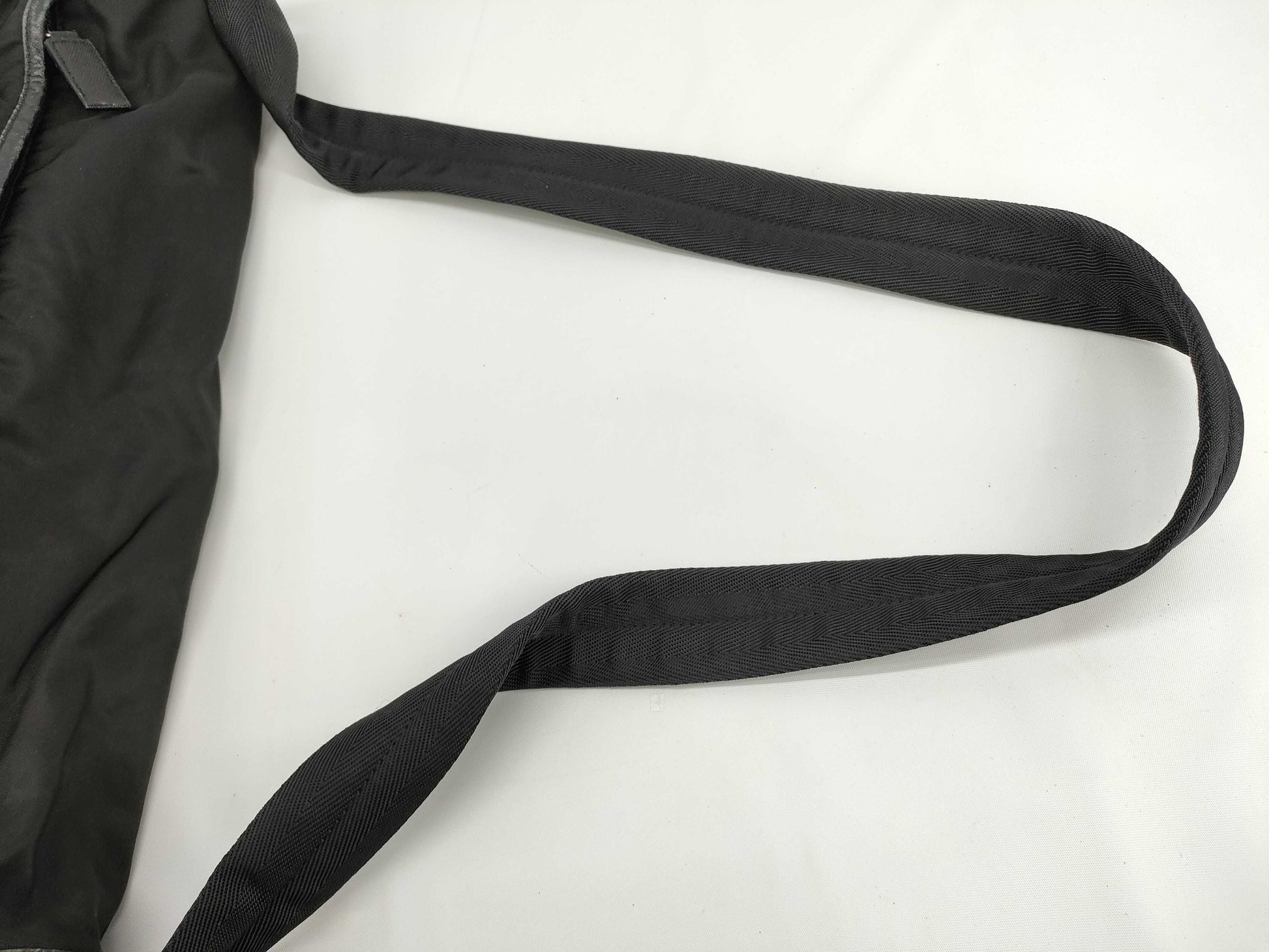 PRADA Nylon Prada Tesuto Shoulder Bag Black Shoulder Bag