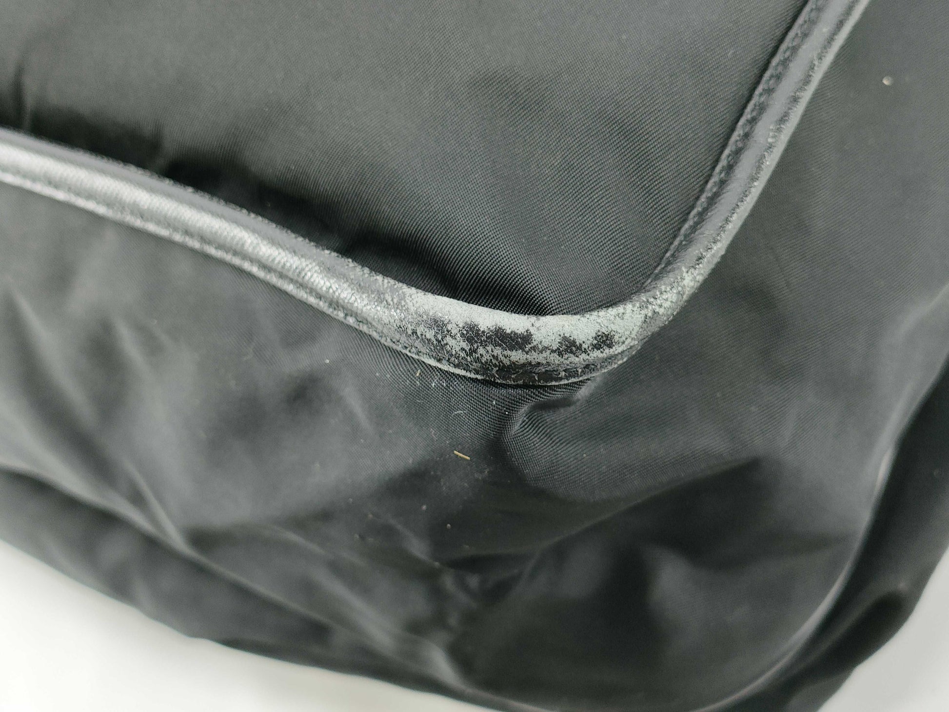 PRADA Nylon Prada Tesuto Shoulder Bag Black Shoulder Bag