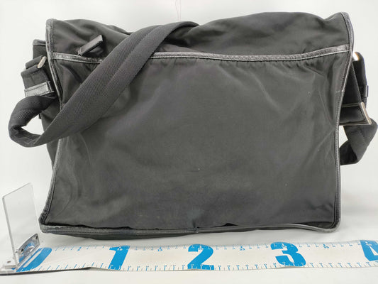 PRADA Nylon Prada Tesuto Shoulder Bag Black Shoulder Bag