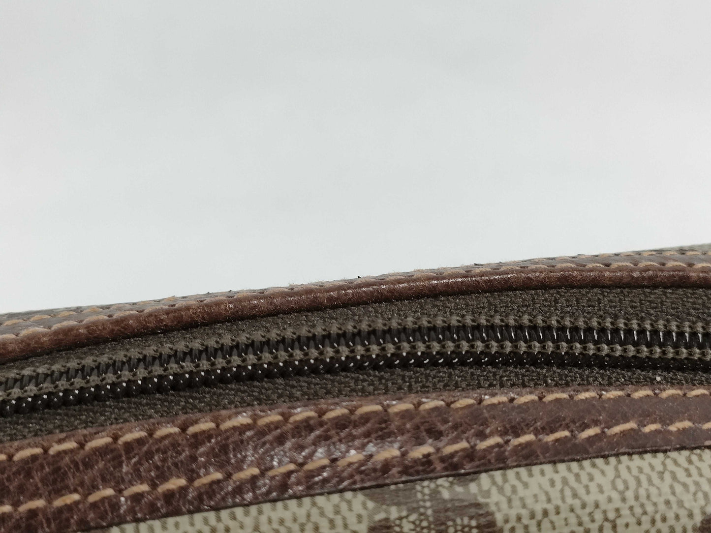 GUCCI GG PVC Second Bag Brown Second Bag