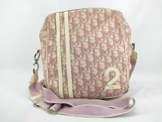 Dior Christian Dior PVC Shoulder Bag Pink Shoulder Bag