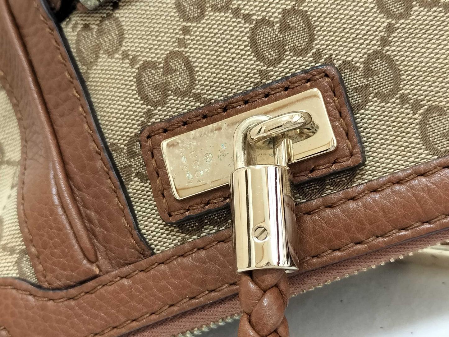 GUCCI GG Canvas Gucci GG Canvas Tote Bag Brown Tote Bag