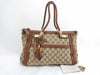 GUCCI GG Canvas Gucci GG Canvas Tote Bag Brown Tote Bag