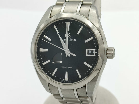 SEIKO Spring Drive SBGA241 9R65-0AE0 67N214 Black Dial Automatic Men's Watch