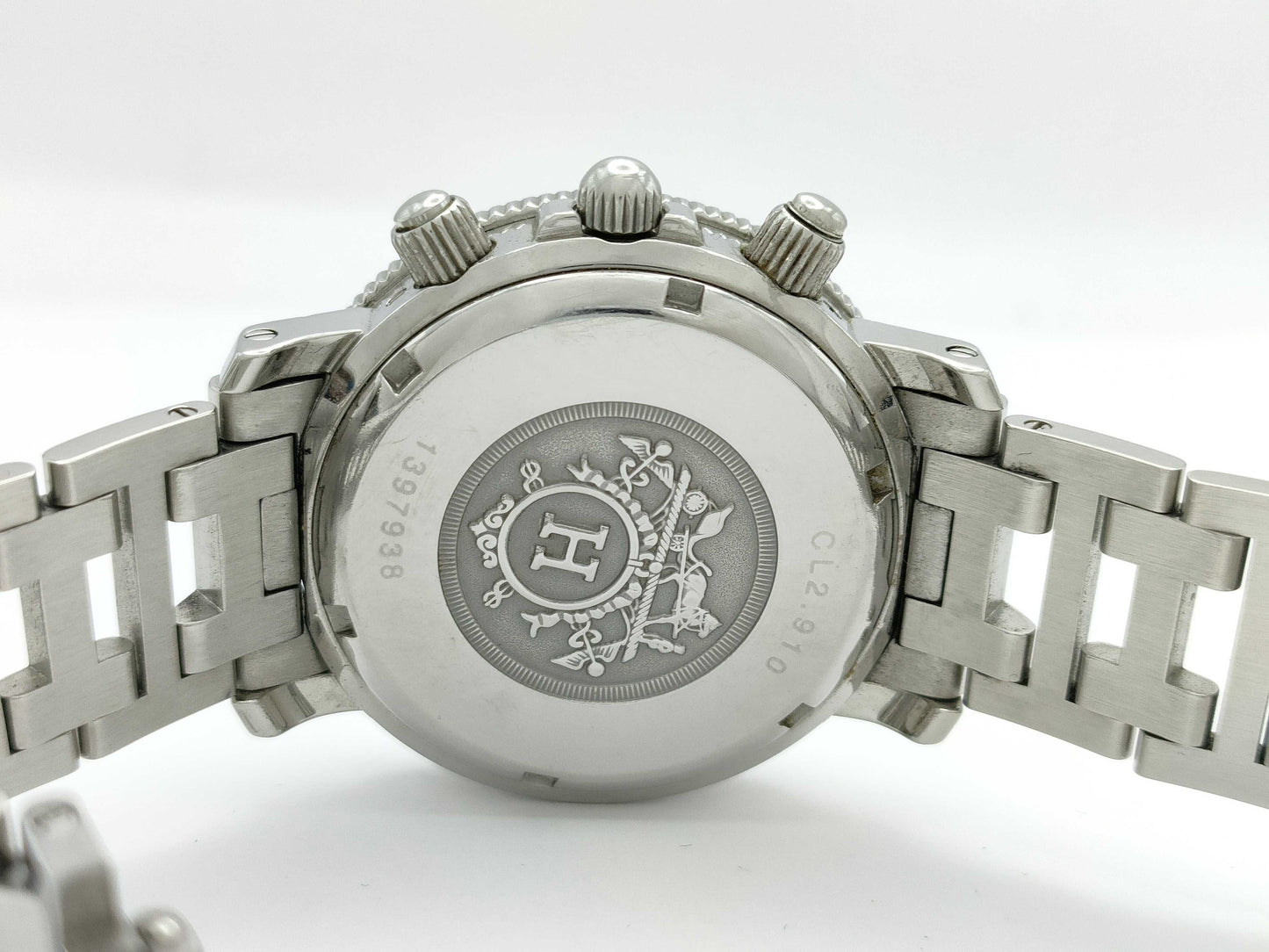 HERMES Clipper Diver CL2.910 1397938 Quartz Boys Watch